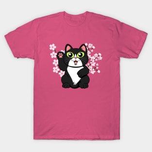 Hi There Tuxedo Cat T-Shirt